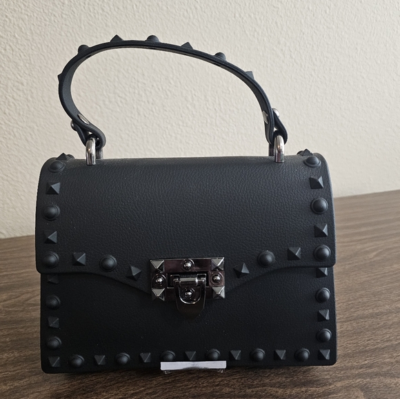 Wicked Awesome Black Rubber Handbag - Picture 5 of 5